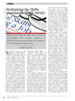 Rethinking the Skills question in South Africa
