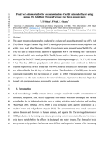Fixed bed column studies for decontamination of acidic mineral effluent using porous fly ash-basic oxygen furnace slag based geopolymers