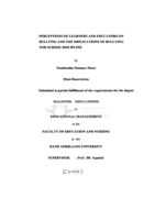 Perceptions of learners and educators on bullying and the implications of bullying for school discipline