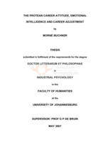 The protean career attitude, emotional intelligence and career adjustment