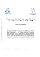 Measurement of the Drell-Yan triple-differential cross section in pp collisions at √ s = 8 TeV