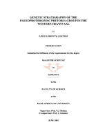 Genetic stratigraphy of the paleoproterozoic Pretoria Group in the Western Transvaal