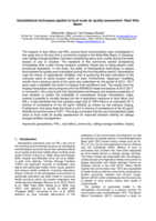 Geostatistical techniques applied to local scale air quality assessment: West Wits Basin.