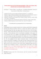 Foamy polystyrene trays for fresh-meat packaging: Life-cycle inventory data collection and environmental impact assessment