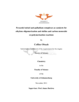 Pyrazolyl nickel and palladium complexes as catalysts for ethylene oligomerization and olefins and carbon monoxide co-polymerization reactions