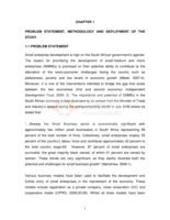 The cooperatives model as an approach to SMME development in South Africa with specific reference to the information, communication and technology (ICT) sector