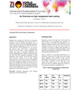 An overview on high manganese steel casting
