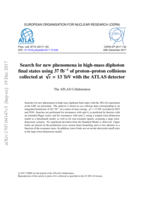 Search for new phenomena in high-mass diphoton final states using 37 fb−1 of proton–proton  collisions collected at √s = 13 TeV with the ATLAS detector