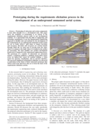 Prototyping during the requirements elicitation process in the development of an underground unmanned aerial system