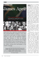 An interview with James April : the road to democracy : South Africans telling their stories : Volume 1, 1950-1970