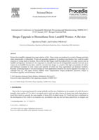Biogas upgrade to biomethane from landfill wastes : a review