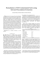 Remediation of oil contaminated soils using solvent-flocculation extraction