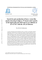 Search for pair production of heavy vector-like quarks decaying to high- pT W bosons and b quarks in the lepton-plus-jets final state in pp  collisions at √s=13 TeV with the ATLAS detector
