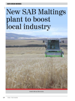 New SAB maltings plant to boost local industry