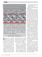 The Fourth Industrial revolution and the case for equitable distribution of income