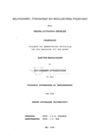 Selfkonsep, tydkonsep en skolastiese prestasie