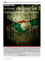 In great abdications and grand ephemeral pursuits