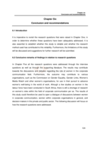 The perceptions of professional women regarding the roles of females in the corporate communication environment