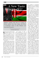 Kenya : a new taste for the ICC