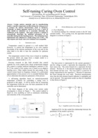 Self-tuning curing oven control