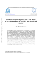 Search for top-quark decays t → H q with 36 fb−1 of pp collision data at √s = 13 TeV with the ATLAS detector