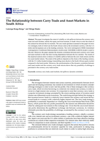 The relationship between Carry Trade and Asset Markets in South Africa