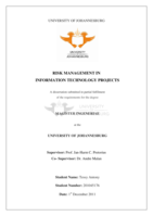 Risk management in information technology projects