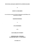 The flexural buckling strength of aluminium columns