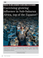 Exercising growing influence in Sub-Saharan Africa, top of the Equator?