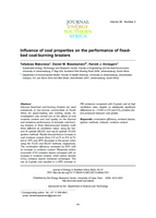 Influence of coal properties on the performance of fixed-bed coal-burning braziers