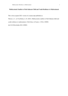 Multisystemic enablers of sub-Saharan child and youth resilience to maltreatment