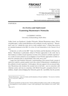 Ars Erotica and Sôphrosunê: Examining Shusterman’s Nietzsche
