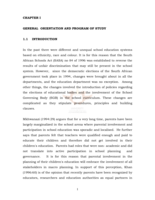 The role of the governing body in macro planning on LSEN public hospital schools.