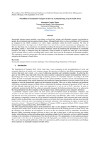 Possibilities of sustainable transport in the City of Johannesburg (CoJ) in South Africa