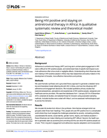 Being HIV positive and staying on antiretroviral therapy in Africa: A qualitative systematic review and theoretical model