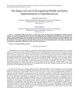 The impact of lack in occupational health and safety implementation in small businesses