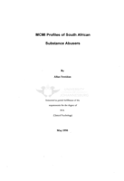 MCMI profiles of South African substance abusers