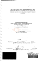 The efficacy of soft tissue therapy in the chiropractic  management of subacute and chronic Grade I and Grade II ankle inversion sprains