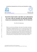 Search for dark matter and other new phenomena in events with an energetic jet and large missing transverse momentum using the ATLAS detector