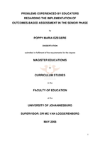 Problems experienced by educators regarding the implementation of outcomes-based assessment in the senior phase.