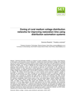 Zoning of rural medium voltage distribution networks for improving restoration time using distribution automation systems