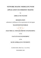 Network traffic modelling with application to ethernet traffic