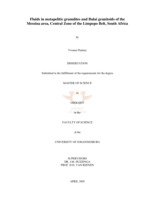 Fluids in metapelitic granulites and Bulai granitoids of the Messina area, central zone of the Limpopo Belt, South Africa