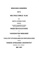 Wiskunde-onderrig in 'n multikulturele klas
