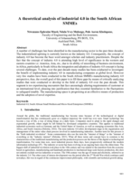 A theoretical analysis of industrial 4.0 in the South African SMMEs