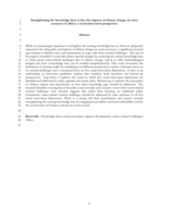 Strengthening the knowledge base to face the impacts of climate change on water resources in Africa : a social innovation perspective