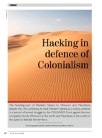 Hacking in defence of colonialism