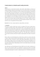 A needs analysis for a discipline-specific reading intervention