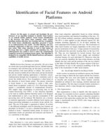 Identification of facial features on Android platforms