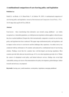 A multinational comparison of care-leaving policy and legislation